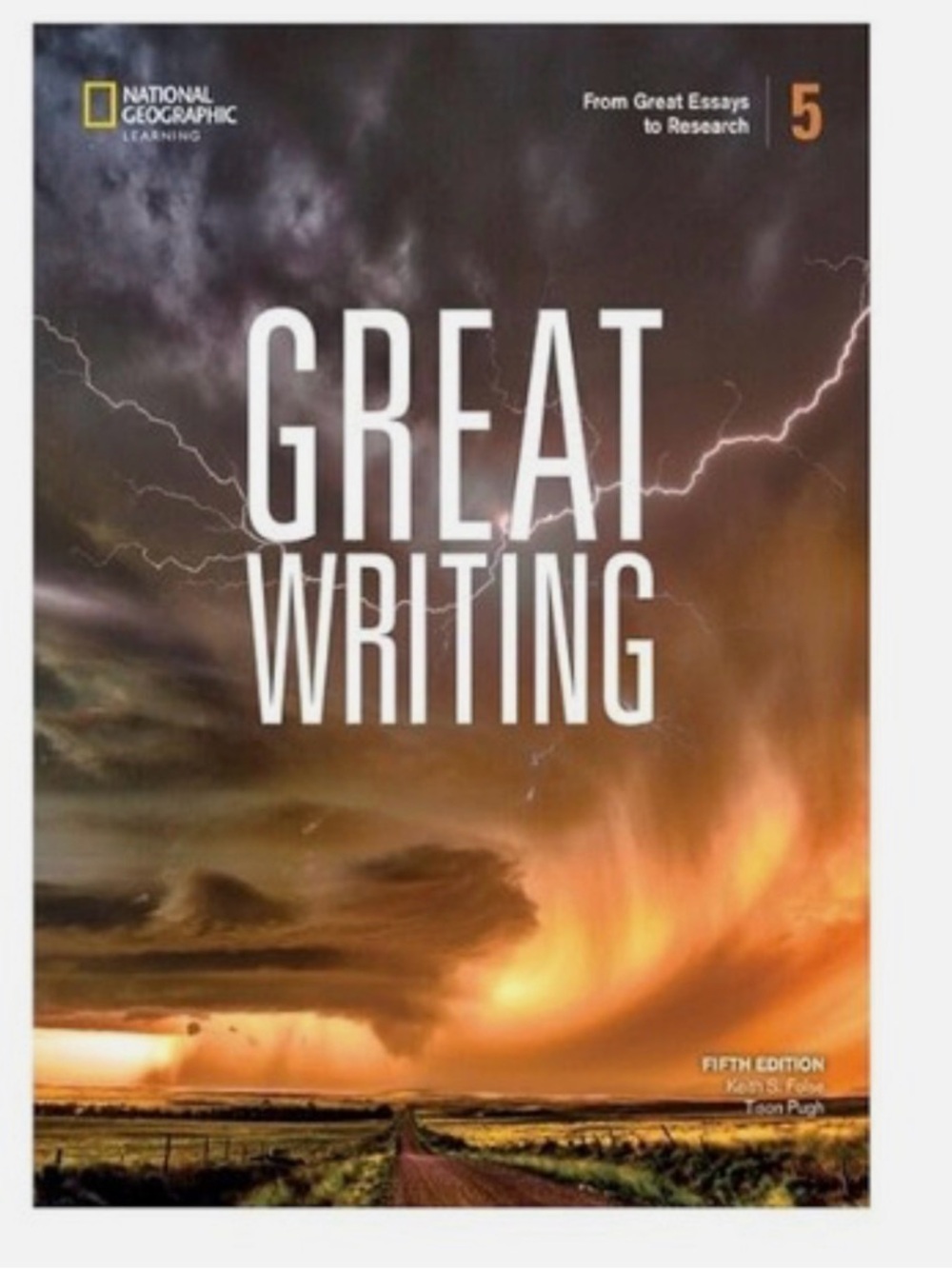 National Geographic Great Writing - Stormy Orange & Dark Gray Cover